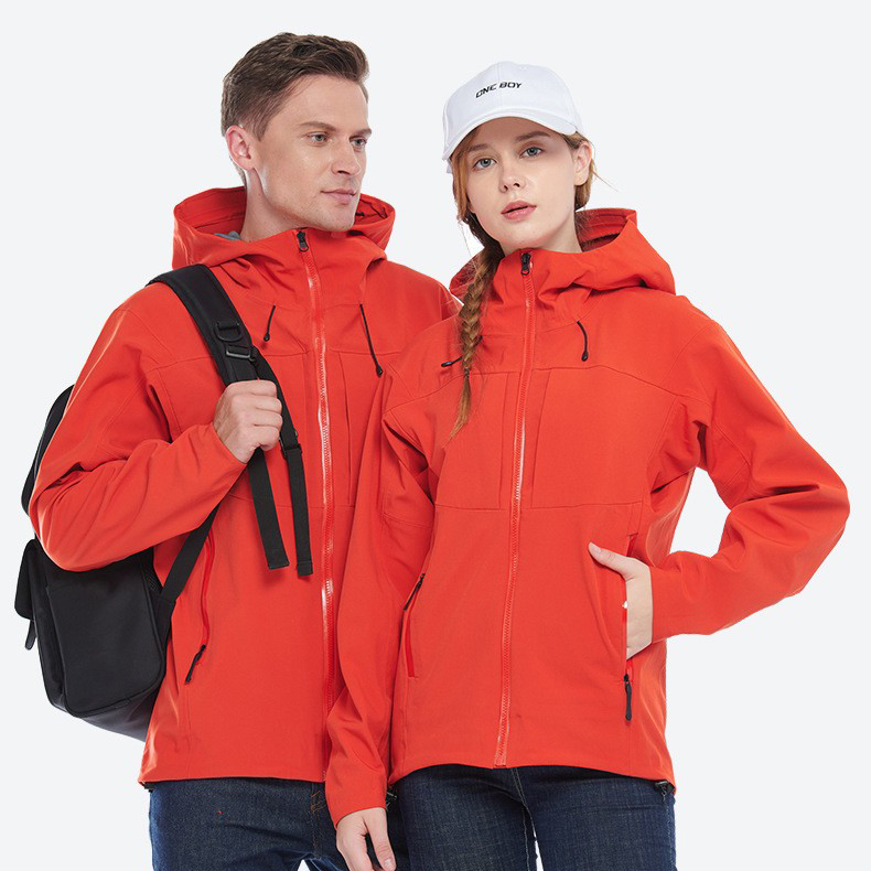 HT015-008 Spring and Autumn Unisex Seam-Taped Single-Layer Jacket