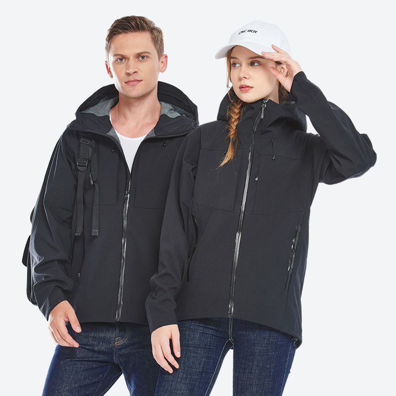 HT015-008 Spring and Autumn Unisex Seam-Taped Single-Layer Jacket