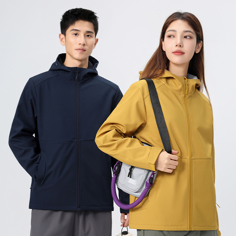 HT048-014 Anta Champion Style Hooded Softshell Jacket for Men and Women