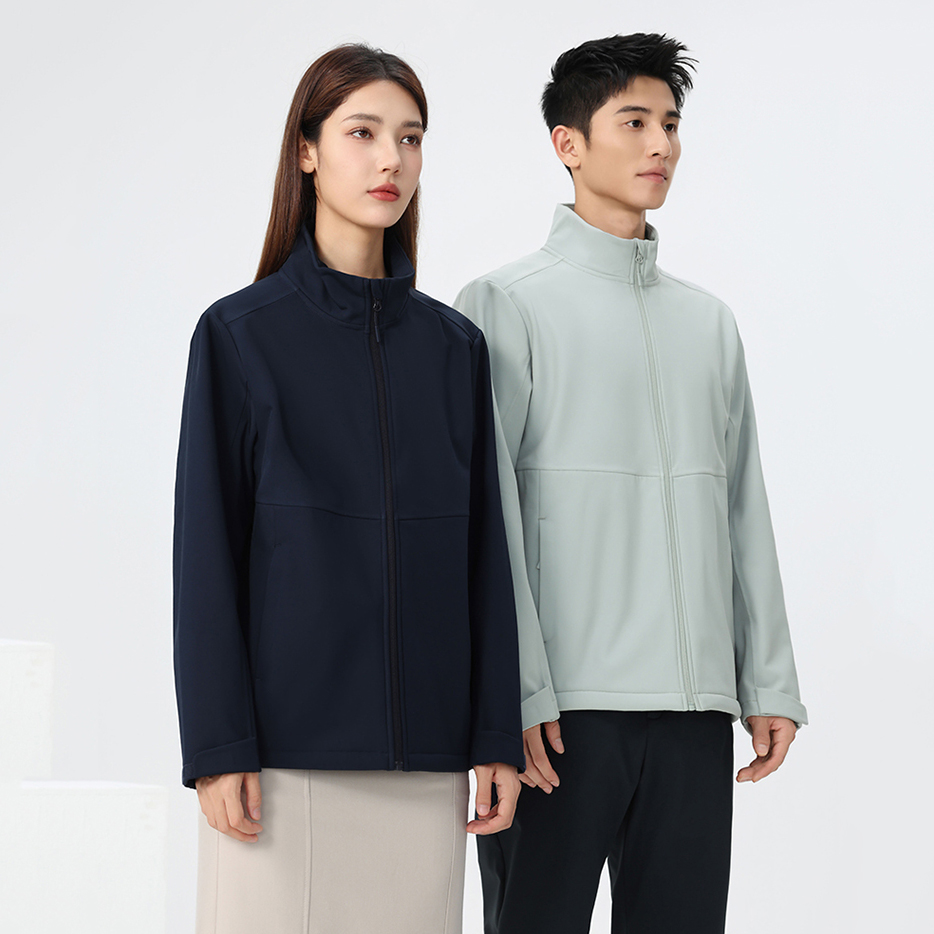 HT048-015 Anta Champion Unisex Stand Collar Softshell Jacket