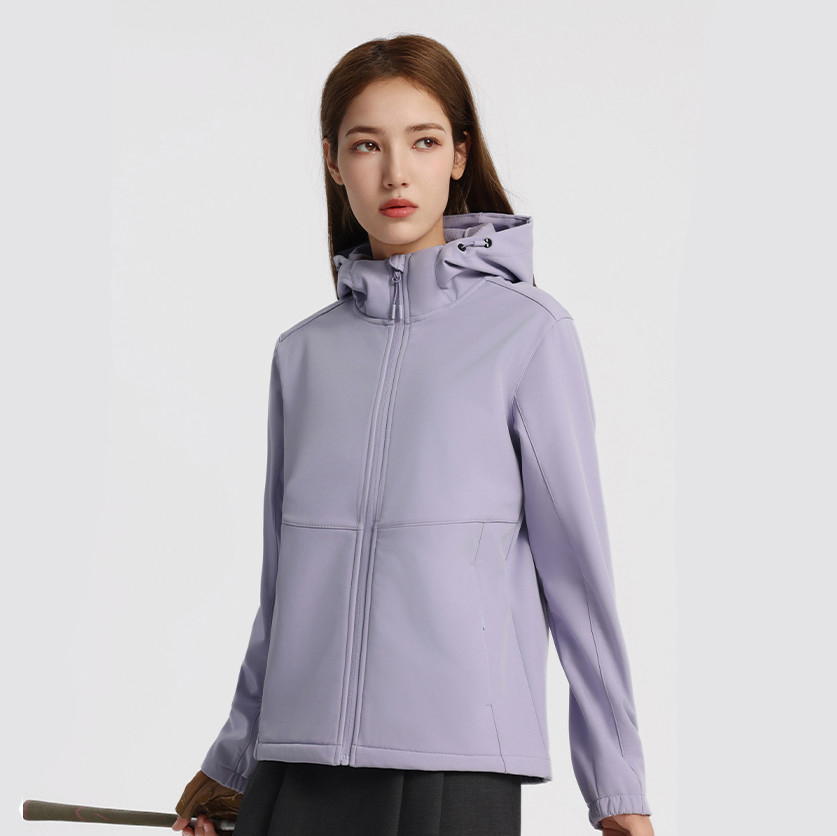 HT048-016-1 Unisex Arc'teryx Style Hooded Softshell Jacket