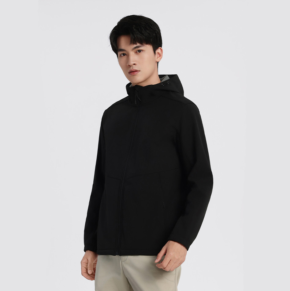 HT048-016-1 Unisex Arc'teryx Style Hooded Softshell Jacket