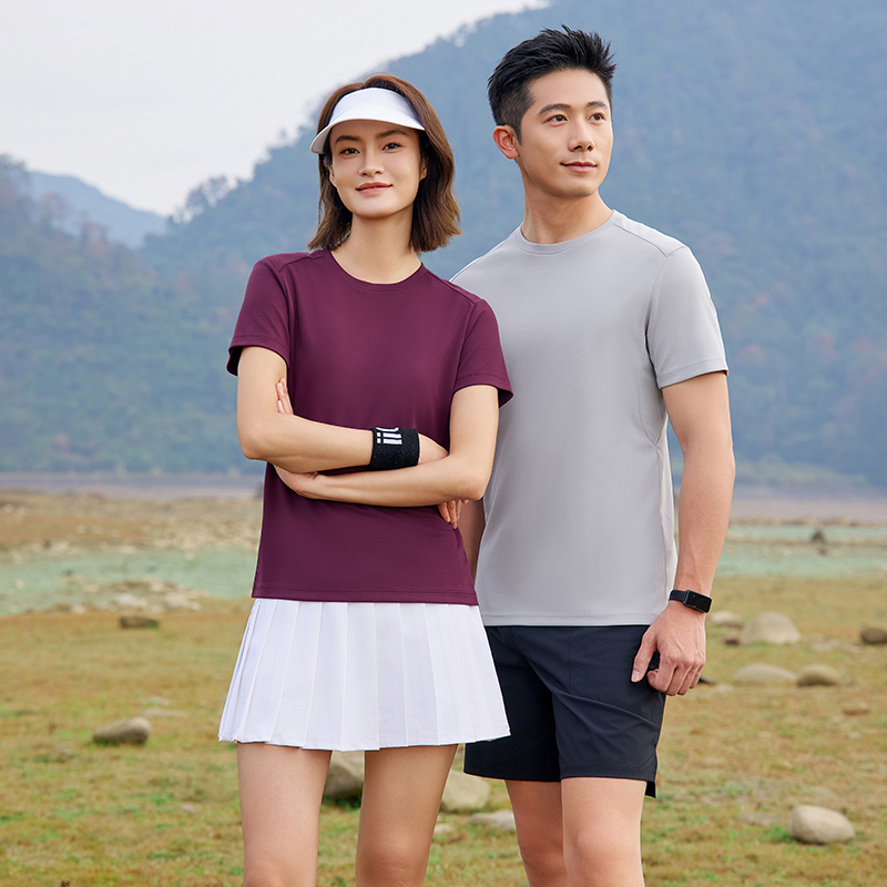 HT042-181 Golf outdoor sports series – super‑conductive quick‑dry technology value short‑sleeve crew‑neck T‑shirt