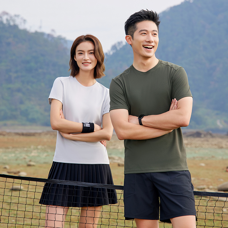 HT042-181 Golf outdoor sports series – super‑conductive quick‑dry technology value short‑sleeve crew‑neck T‑shirt