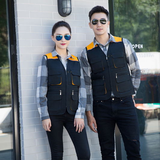 HT045‑660 Colour‑block mesh vest