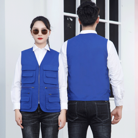 HT045‑665 Pure cotton solid single‑layer vest