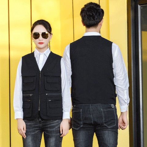 HT045‑665 Pure cotton solid single‑layer vest