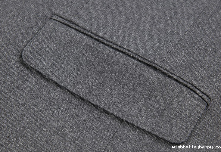 男士西服口袋细节展示图 