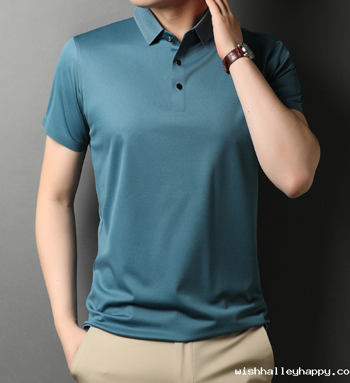 真丝Polo衫
